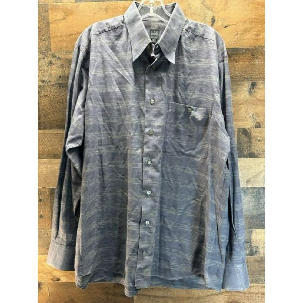 Ike Behar Men's‎ Long Sleeve Button Up Size Large